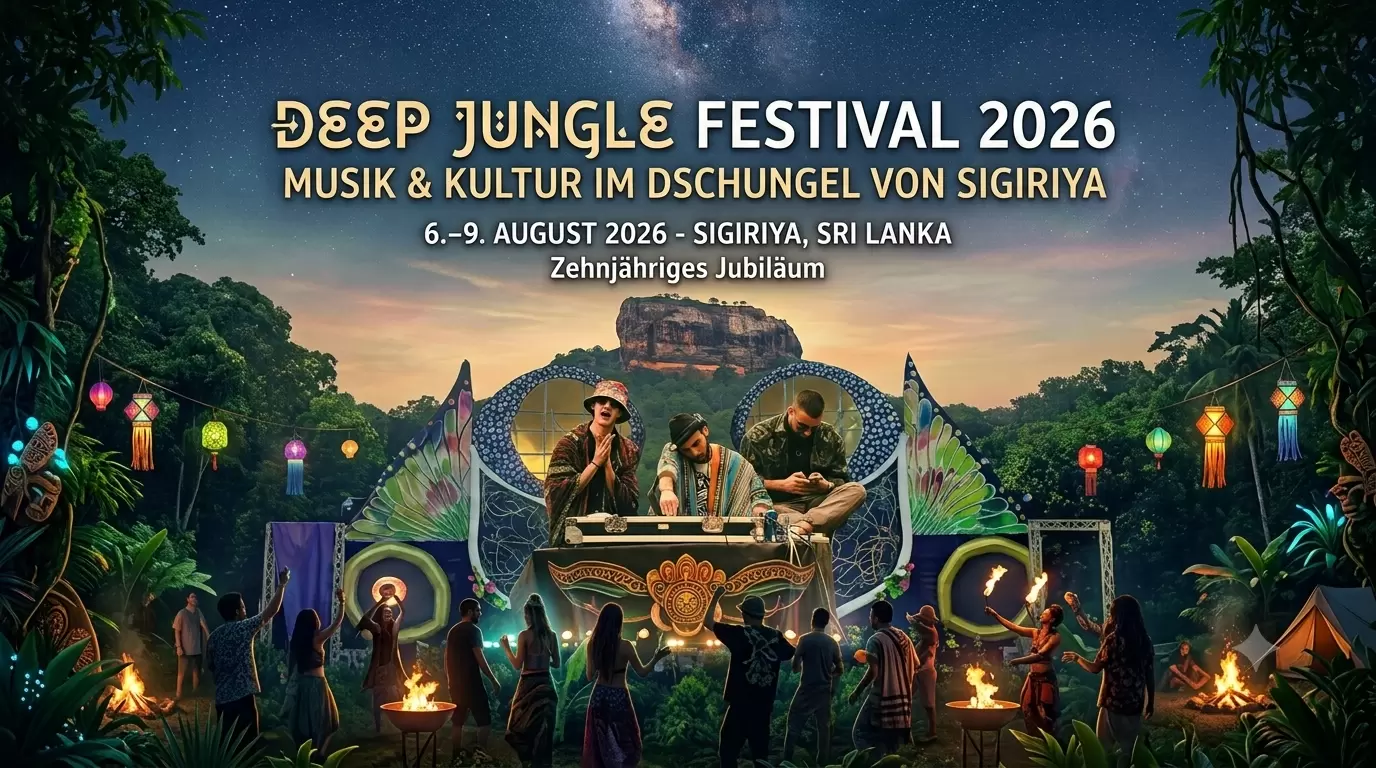 Deep Jungle Festival 2026: Musik & Kultur im Dschungel von Sigiriya